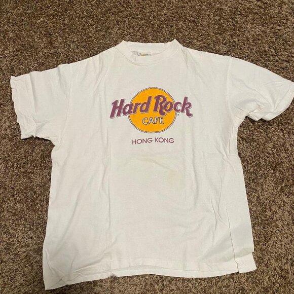 Original, Authentic Hard Rock Cafe T-shirt-Hong Kong - Picture 1 of 1